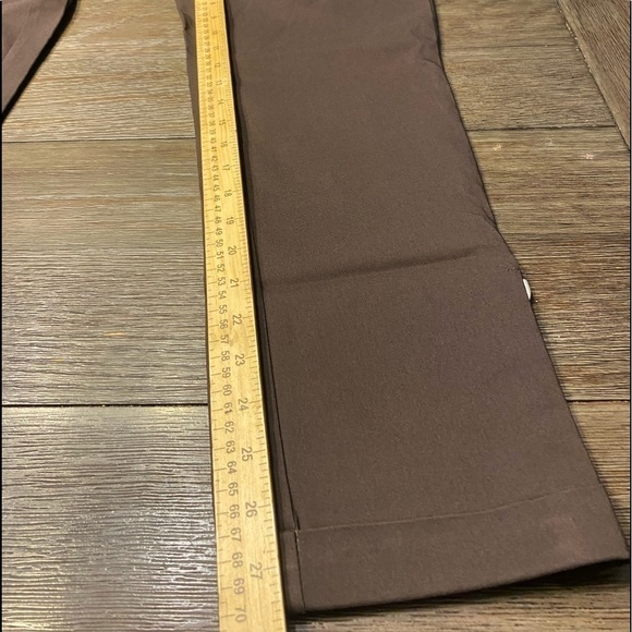 Ava And Grace Brown Women straight leg cuff strap Capri pants with pockets - Picture 8 of 11